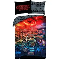 Halantex Housse de couette Stranger Things en polyester 140 x 200 cm - 70 x 90 cm