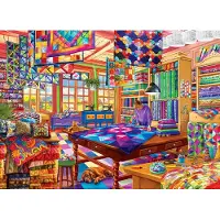 Eurographics Puzzle L'atelier de courtepointe - 1000 pièces