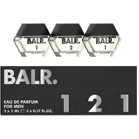 BALR Coffret cadeau miniature pour hommes, comprenant 3 flacons de 5 ml. 1/2/1