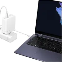 Avizar Chargeur pour Galaxy Book 360 Book2 à 4 USB-C 96W + Câble 1,8m Blanc