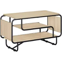 vidaXL Meuble TV, 80 x 36 x 45 cm, en panneaux de particules, imitation chêne Sonoma