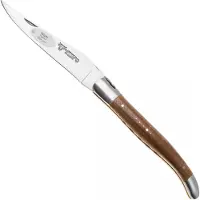 Laguiole En Aubrac Fly N15, L0712I1J15J15NO, Sandvik 12C27, Walnut zakmes, 12 cm