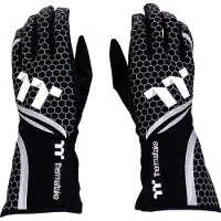 Thermaltake Sim Gloves - M - Black, Manette : accessoires, Blanc, Gris, Noir