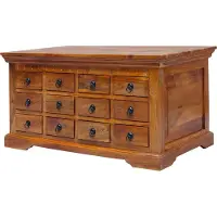 MASSIVMOEBEL24.DE MASSIVMOEBEL24 | Table basse 100x60 Acacia laqué Miel OXFORD #0321