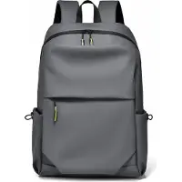 INF Sac à dos d'ordinateur portable business résistant à l'eau: Léger et grand Gris