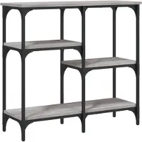 vidaXL Table console sonoma gris 80x29x75 cm bois d'ingénierie