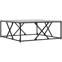 vidaXL Table basse Gris Sonoma 100x100x40 cm Bois composite