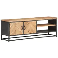 vidaXL Armoire TV 120x30x40 cm en bois massif d'acacia