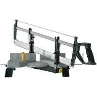 Stanley S120-800 Boîte à onglets automatique en métal avec scie