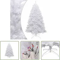 The Living Store Sapin de Noël artificiel pliable enneigé 180 cm