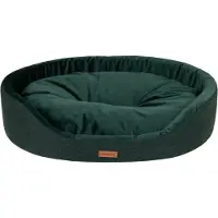 Amiplay Panier à chien ovale SIDNEY vert taille S, M, L, XL, XXL Taille : M - 52x44x14 cm