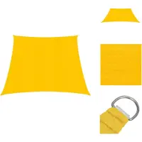 vidaXL Tringle de protection solaire, 160 g/m², jaune, 3/4 x 3 m, en HDPE - Parasols et protections solaires