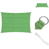 vidaXL , voile d'ombrage, 160 g/m², vert clair, 2x4 m, HDPE - Parasols et protections solaires