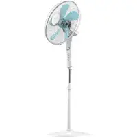 Cecotec Ventilateur sur Pied EnergySilence 520 Power White. 5 Pales de 16" (40 cm) de Diamètre, Oscillant, 4 Vitesses