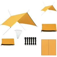 vidaXL - Bâche de protection extérieure, 3x2,85 m, jaune - Parasols et protections solaires