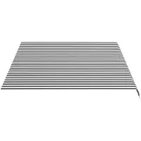 OEM Bâche de protection anti-UV 4 x 3 mètres, polyester, anthracite et blanc