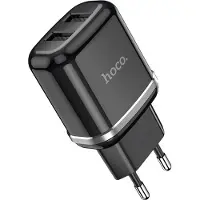 Hoco N4 Chargeur USB Fiche secteur Dual Charger Fast Charge Fiche secteur