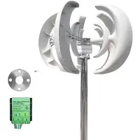 OEM Générateur éolien, axe vertical, fonctionnement silencieux, avec contrôleur MPPT intégré, puissance nominale de 3000 W, tension de 12 V