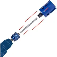 Bosch Foret de centrage powerchange hss-g 105mm - - 2608901967