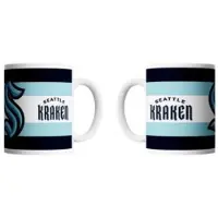 Great Branding Tasse Seattle Kraken NHL, motif rayures (330 ml)