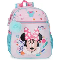 Joumma Sac à dos Disney Minnie "Happy To Be Me", personnalisable, 33 cm
