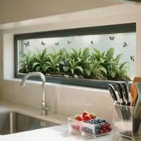 OEM Grandes pancartes décoratives pour jardin, motifs fleurs et papillons, réutilisables