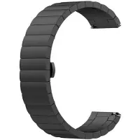 StarTech.com Bracelet pour montre connectée - Active 2 - Acier inoxydable - Fermeture métallique - Compatible avec les modèles GTR 2/3/4 - Noir