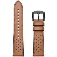 StarTech.com Bracelet en cuir pour montre connectée - Realme Watch 3/3 Pro - Cuir véritable - Boucle à épingle - Unisexe - Couleur marron