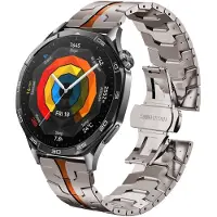 StarTech.com Bracelet en métal pour Xiaomi Watch 5 - Bracelet de montre - Acier inoxydable - Fermeture à boucle - Couleur orange titane