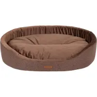 Amiplay Panier à chien ovale SIDNEY marron taille S, M, L, XL, XXL Taille : L - 58x50x15 cm