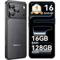 Blackview 2026 WAVE 7C, téléphone portable sans abonnement, 6,56 pouces, Android 16, 16 Go + 128 Go/2 To TF, Face ID, 5 000 mAh, 32 Mpx, double SIM, Wi-Fi 5, IP54