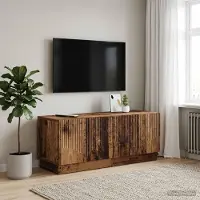 Prolenta Maison Exclusive - Meuble TV en bois massif et panneaux de particules