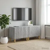 Prolenta Maison Exclusive - Meuble TV Sonoma, en bois stratifié gris
