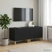 Prolenta Maison Exclusive - Meuble TV noir en bois composite
