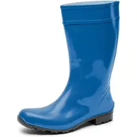 Ladeheid Bottes en caoutchouc pour femmes LA-967 (bleu/noir, 39 UE)