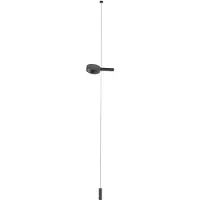 Zafferano Super O Lampe Led Suspendue Noire Rechargeable Et Dimmable 1 Modules D'Éclairage