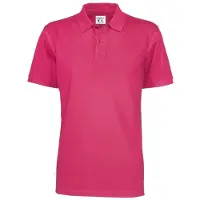 Cottover - Polo pour hommes, en piqué, coupe classique, manches courtes, modèle ET459 (XL) (couleur cerise)