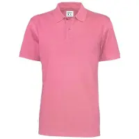 Cottover - Polo pour hommes, en piqué, coupe classique, manches courtes, modèle ET459 (3XL) (Rose)