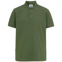 Cottover - Polo pour hommes, en piqué, coupe classique, manches courtes, modèle ET459 (4XL) (vert foncé)