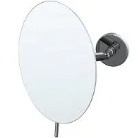Bemeta Miroir cosmétique avec joint à 360°, diamètre 200 mm, chromé