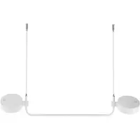 Zafferano Super O Suspension Led Blanche Rechargeable Et Dimmable