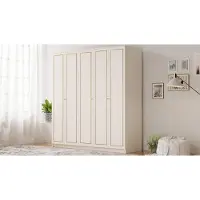 Skye Decor , modèle Rb-082, armoire, blanc mat, panneau de particules, 175 x 180 x 52 cm