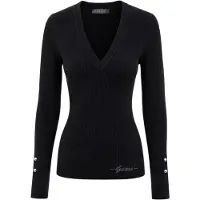 GUESS Pull LS VN ELLIE SWTR femmes - Noir - EU M
