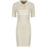GUESS Robe courte MEISSA POLO SS SWTR DRESS femmes - Beige - EU L