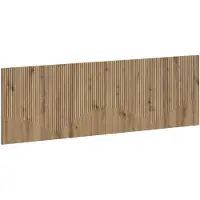 Syfax Tête de lit fixée au mur, en bois stratifié chêne "Artisan"