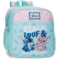 Joumma Bags Sac à dos personnalisable Disney Stitch, thème plage et amour, 25 cm