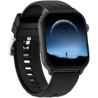 INF Montre connectée G21 avec appel Bluetooth, écran HD 2.01 inch, GNSS 5-satellites et 100+ modes sport Le noir