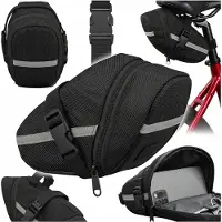 Home Markt24 SACoche de vélo sous selle – Sac étanche pour vélo, à fixer sous la selle, avec éléments réfléchissants
