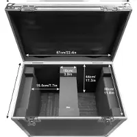 OEM Flight Case, rembourrage protecteur, design pratique, noir