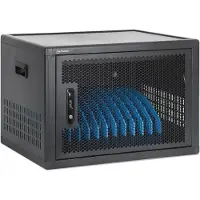 Manhattan 12-Port USB-C Desktop Ladeschrank 780 W, Chariot pour notebook, Noir
